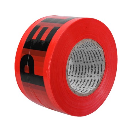 Cinta Peligro Truper 300 Mt CIDE-302 Rojo